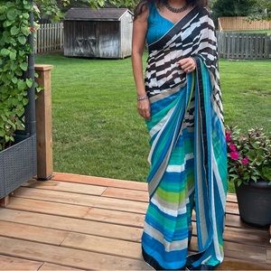 Designer gorgeous chiffon saree